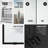 Elan 68-72" W x 74" H Sliding Frameless Shower Door with 3/8" Grid Clear Glass