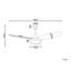 Asman 108cm Ceiling Fan with LED Lights