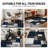 Mehul Woven Geometric Navy/Gray/White Area Rug – Modern, Durable Polypropylene, Medium Pile for Living Room, Bedroom, and Office-158672751-212605031