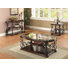 Akshaye 3 - Piece Glass Top Living Room Table Set