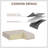 Outdoor Deep Seating Cushion With Olefin Fabric（Set of 2）-328856741