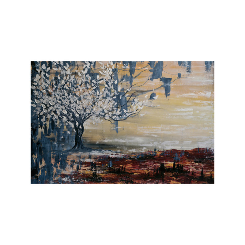 Ominous 1 Piece Wrapped Canvas Painting, 30.48cm H x 45.72cm W x 1.91cm D