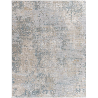 Tapis gris clair / beige Baudette