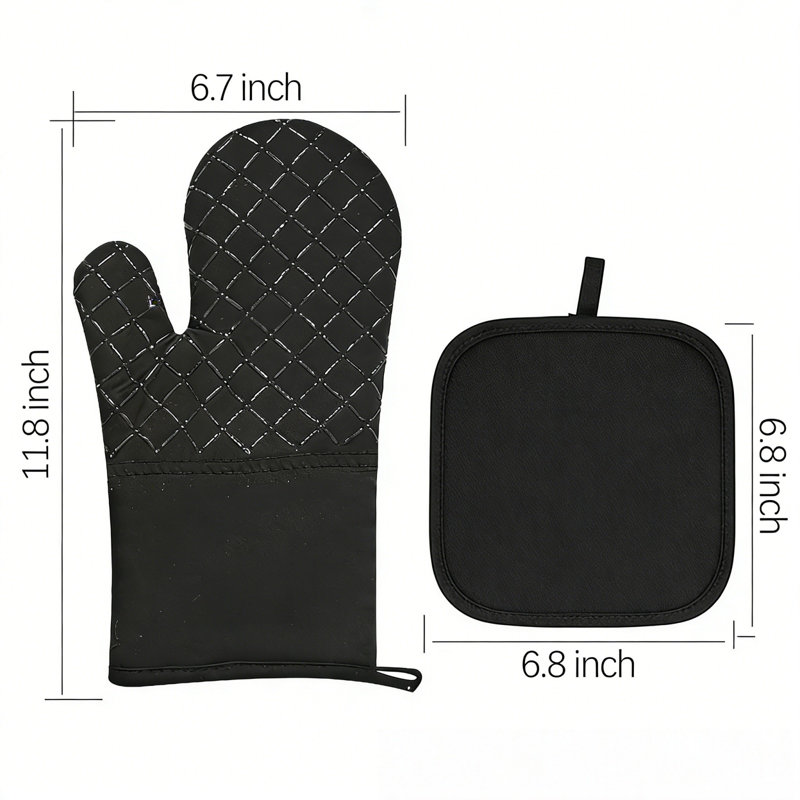 Kitchen Heat-resistant Gloves Pot Holders(set Of 4)