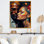 - Art mural traditionnel sur toile