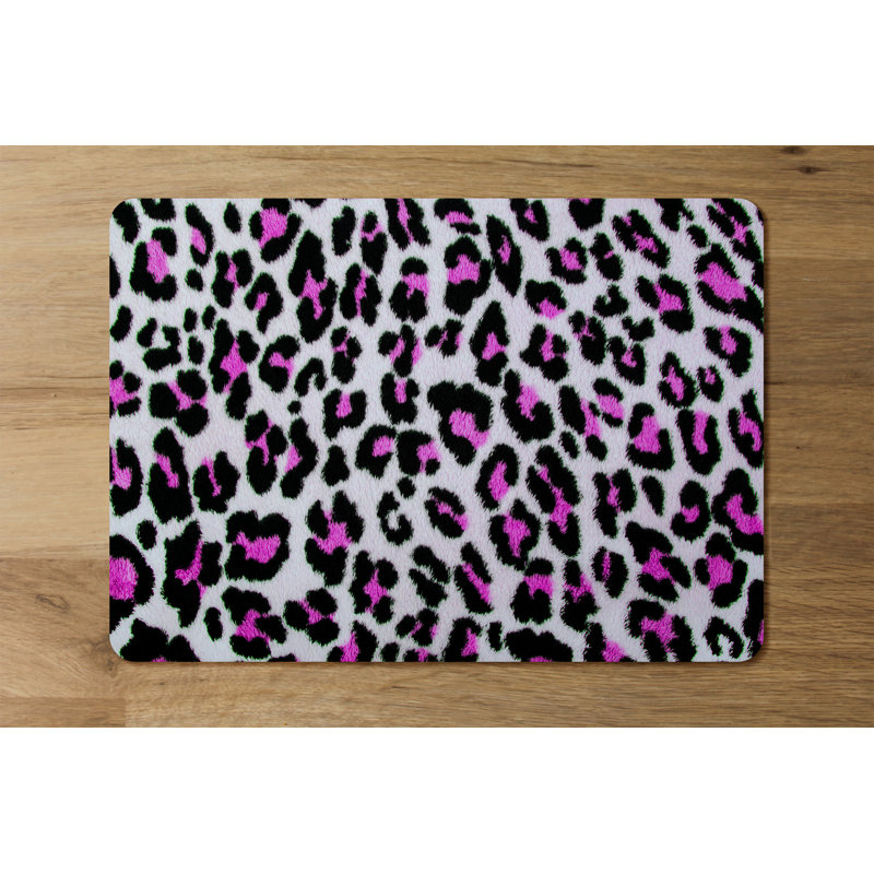 Ardag Polyester-Coated Hardboard Animal Print Rectangle Placemat
