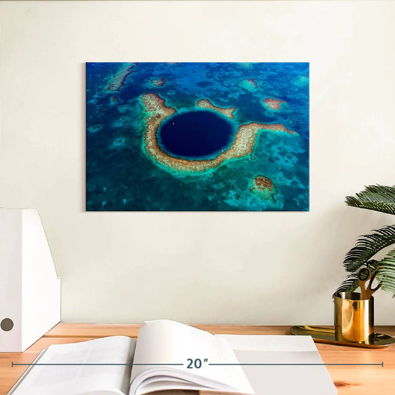 Nicci Belize's The Great Blue Hole, H 8 po x l 12 po