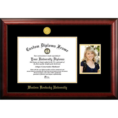 Western Kentucky University Embossed Diploma Picture Frame