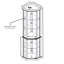 Vitrine de coin lumineuse-310042934