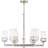 Caillin 6 - Light Steel Chandelier