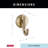 Delta Trinsic Single Towel Hook Bath Hardware Accessory-9737411