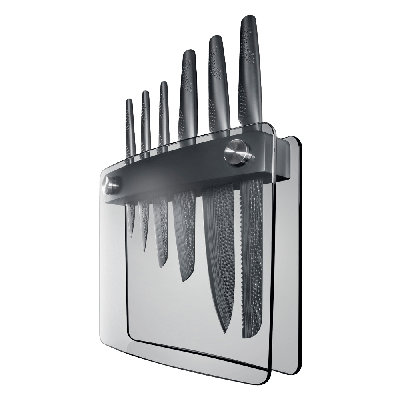 Stainless Steel Knife Block Set