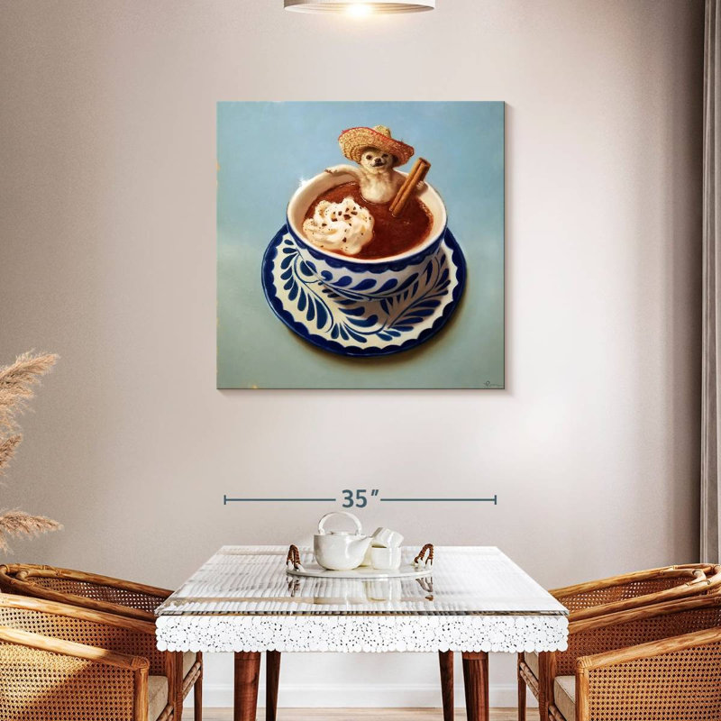 Chocolat chaud Yarlin, H 36 po x l 36 po