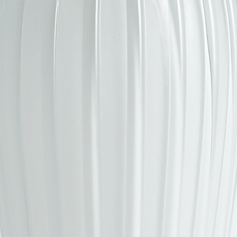 Teardrop Glass Lamp, White