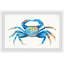 Blue And Orange Crab - Single Picture Frame Painting-564791746