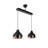 Aurelius Adjustable Height 2 Lights Metal Kitchen Island Pendant