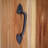 Heart Wrought Iron Door Pull