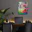 «Bold Flourish 3» par Dorothy Fagan, art mural acrylique, 12 po x 16 po