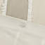 Housse de couette 100% coton double / grand avec accents rayés alternés et fermeture à nouer 3 pièces rayures foncées