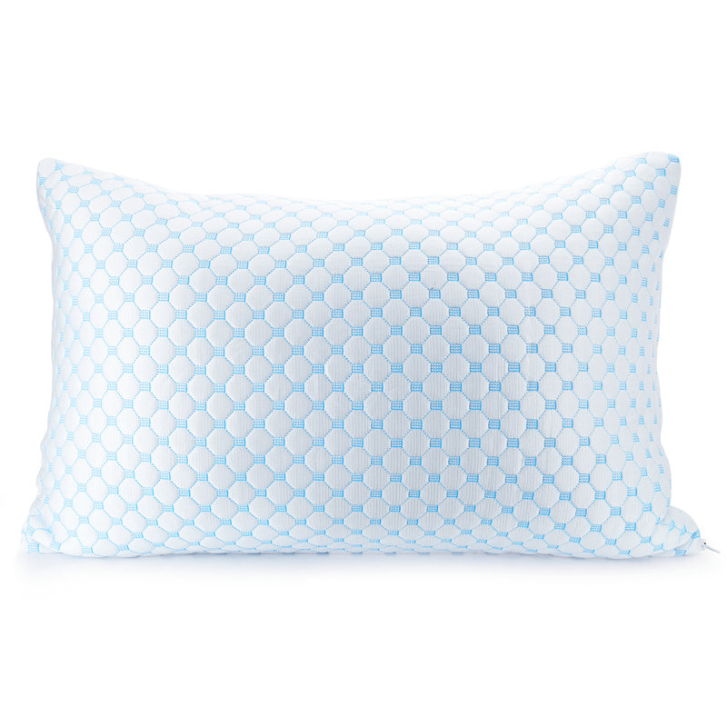 Oreiller moyen en mousse viscoélastique gélifiée Scarlett, Grand lit, Ensemble de 1