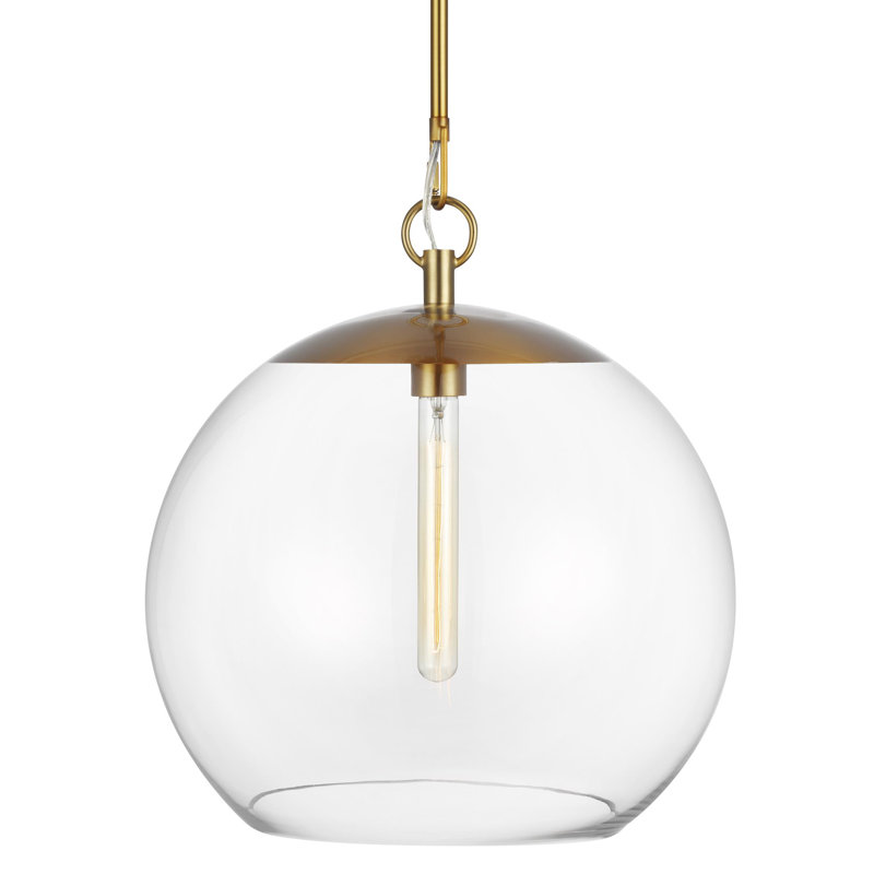 Bronsyn 1 - Light Single Pendant, Burnished Brass