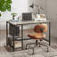 120Cm W Rectangular Computer Desk With 2 Shelves
