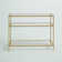 Ciara 37'' Glass Top Console Table
