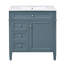 Meuble-lavabo de 30 po avec lavabo supérieur-108801230