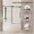 Frameless shower door 56-60 "W x 60" H, 1/4 "(6 mm) Clear Tempered Glass, Explosion Proof Film, Stainless Steel Handle, Matte Black