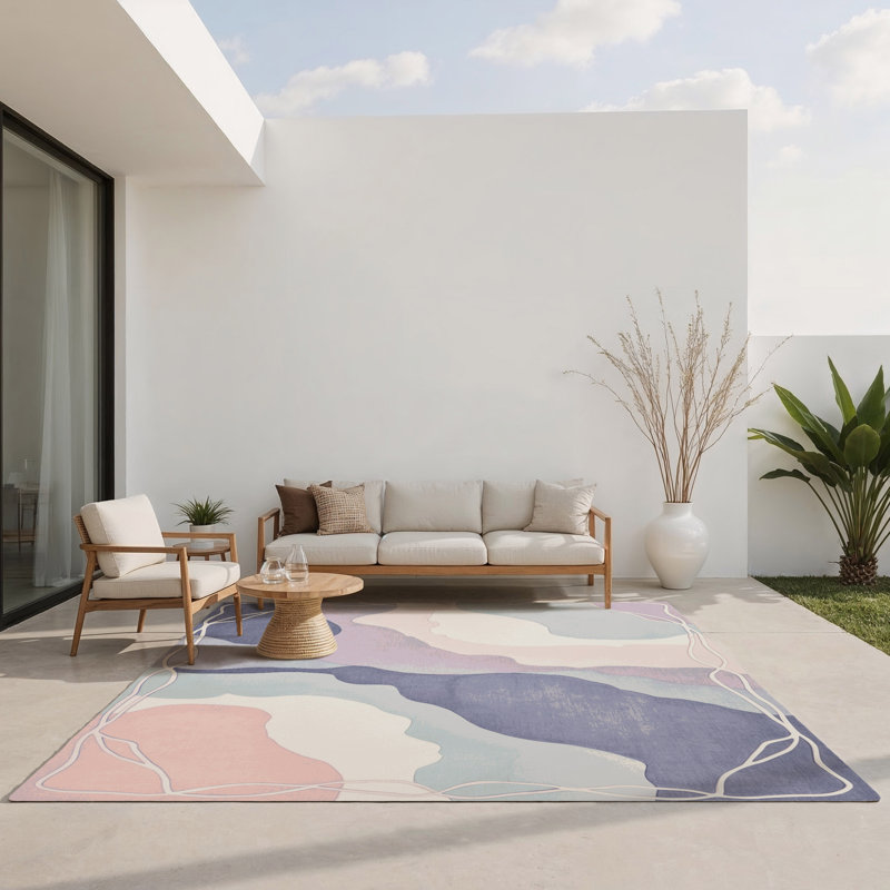 Tapis intérieur et extérieur Dream Crest, Rectangle 1 pi 6 po x 2 pi 6 po