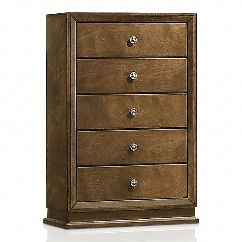 Hardeman 32"W 5-Drawer Wood Chest