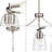 3 - Light Dimmable Wagon Wheel Chandelier