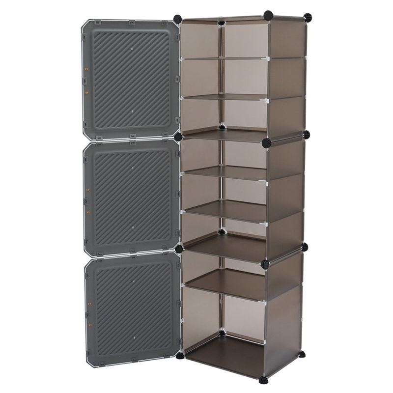 16 Pair Shoe Storage Cabinet