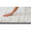 Tapis de couloir à motif géométrique crème / bleu 2 pi x 10 pi (2 pi 2 po x 10 pi) Selene de Branch Branch-228618793