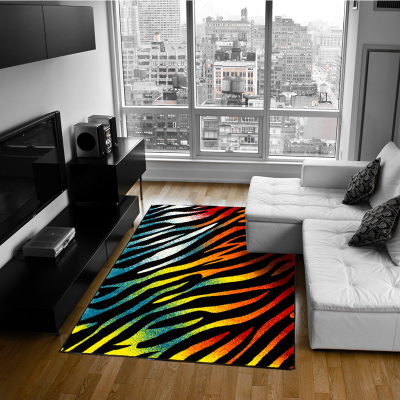 Performance Animal Print Indoor Rug, 7'10" x 10'