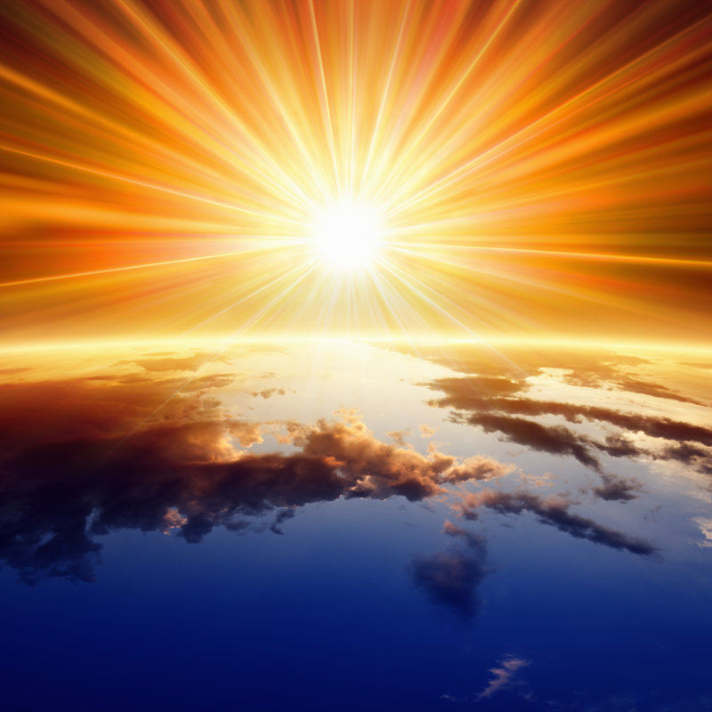 Sun Above Earth by Ig0rZh - Wrapped Canvas Print, 76cm H x 76cm W x 3.8cm D