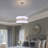 Zak 3 - Light Dimmable Drum Chandelier