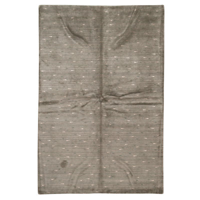 Tapis vert clair de haute qualité noué à la main