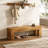 63" Rustic Solid Wood Shoe Bench, Farmhouse Bed Bench for Entryway-51673459