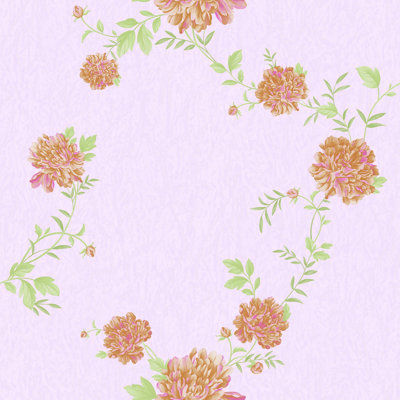 Rouleau de papier peint pivoines l 33 pi x p 21 po Jessie