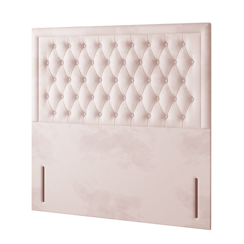 Scarborough Upholstered Headboard, Double (4'6), Pink