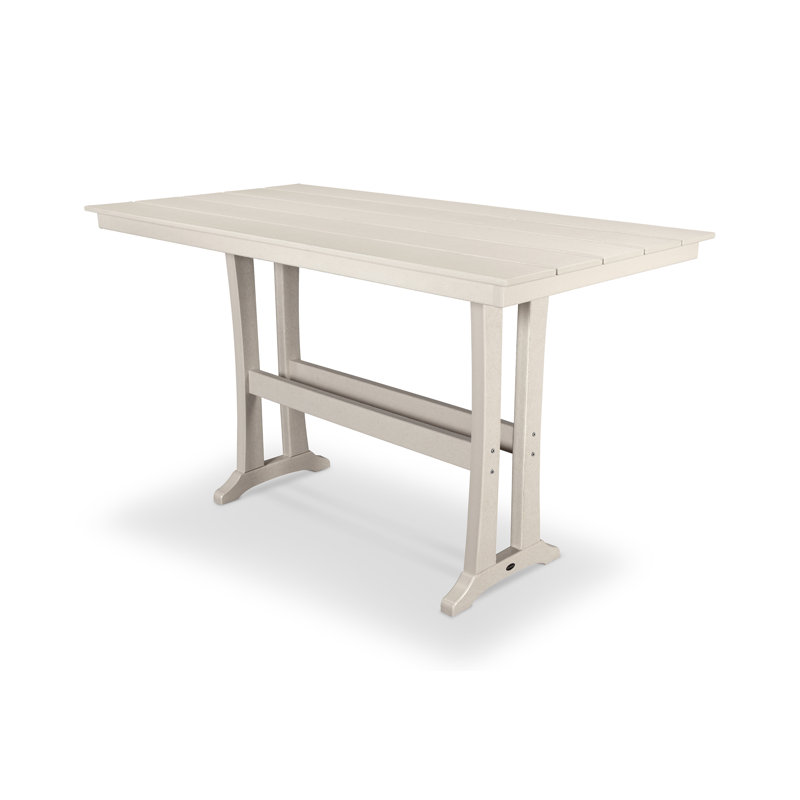 Table de salle à manger à tréteaux Farmhouse, Sable