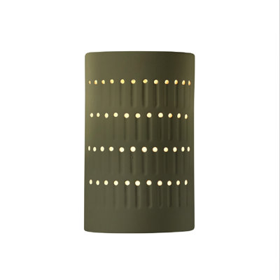 Ambiance Ceramic Flush Mounted Sconce