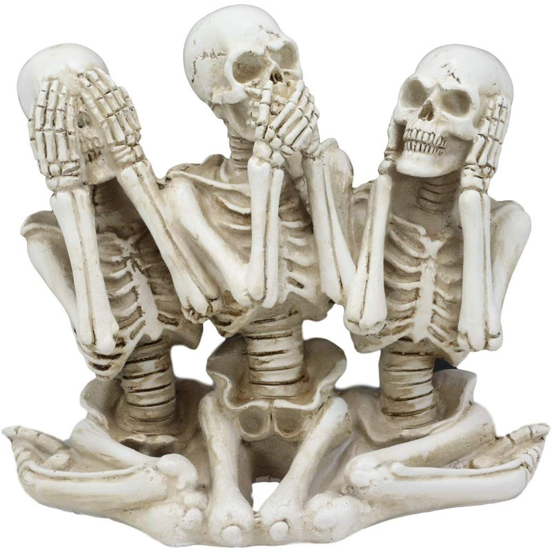 Figurine squelette féminin
