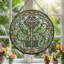 Panneau de vitrail Celtic Key ， 7,8H-664293512