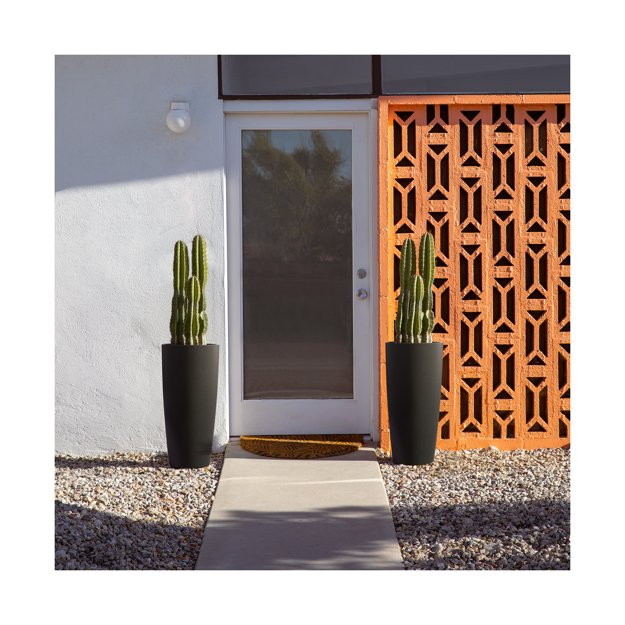 Mason Series Selena Planter, Black, 2