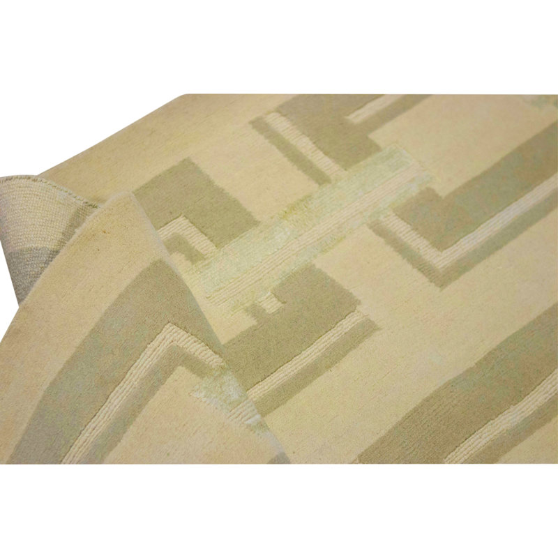 High-Quality Hand-Knotted Marble Area Rug