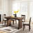 Agustin Transitional Dining Table with Invisible Slide Extension Board-1788559061