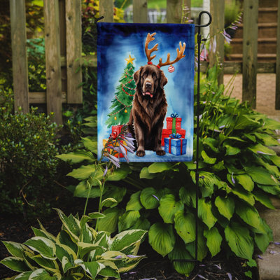Christmas Reindeer Garden Flag