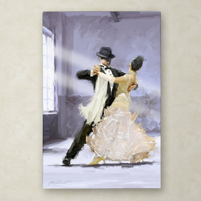 Armand 'Ballroom Dancing' Print on Canvas